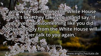 Englisches Zitat von Ron Suskind als Bild