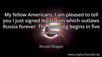 Englisches Zitat von Ronald Reagan als Bild