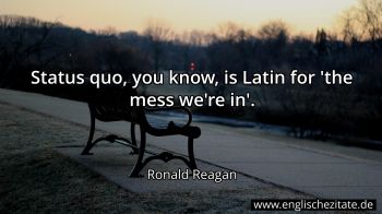 Englisches Zitat von Ronald Reagan als Bild