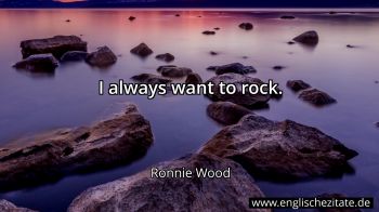 Englisches Zitat von Ronnie Wood als Bild