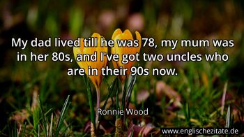 Englisches Zitat von Ronnie Wood als Bild