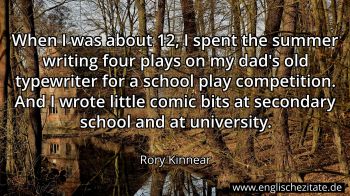 Englisches Zitat von Rory Kinnear als Bild
