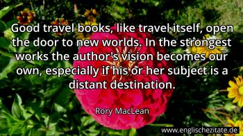 Englisches Zitat von Rory MacLean als Bild