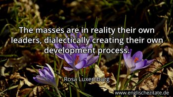 Englisches Zitat von Rosa Luxemburg als Bild