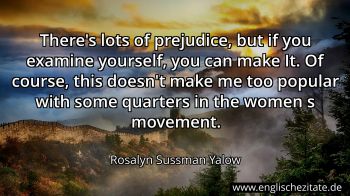 Englisches Zitat von Rosalyn Sussman Yalow als Bild