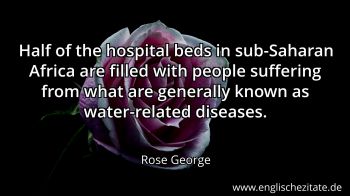 Englisches Zitat von Rose George als Bild