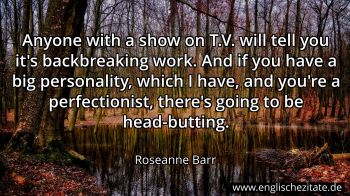 Englisches Zitat von Roseanne Barr als Bild