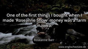 Englisches Zitat von Roseanne Barr als Bild