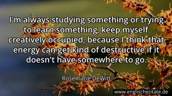 Englisches Zitat von Rosemarie DeWitt als Bild