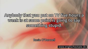 Englisches Zitat von Rosie O'Donnell als Bild