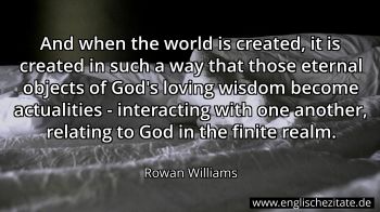 Englisches Zitat von Rowan Williams als Bild