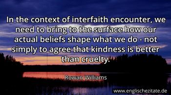 Englisches Zitat von Rowan Williams als Bild