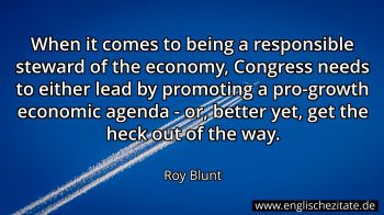 Englisches Zitat von Roy Blunt als Bild