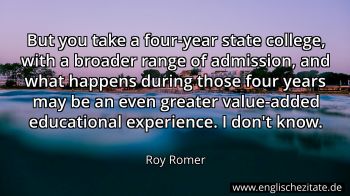 Englisches Zitat von Roy Romer als Bild
