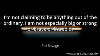 Englisches Zitat von Roz Savage als Bild