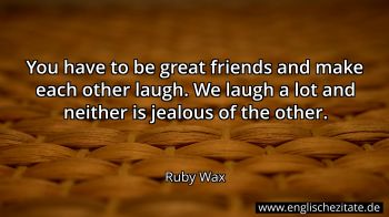Englisches Zitat von Ruby Wax als Bild