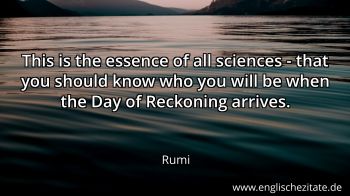 Englisches Zitat von Rumi als Bild
