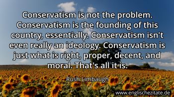 Englisches Zitat von Rush Limbaugh als Bild