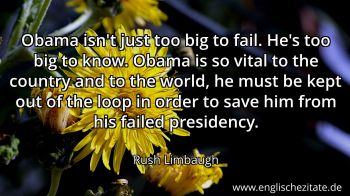 Englisches Zitat von Rush Limbaugh als Bild