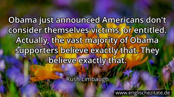 Englisches Zitat von Rush Limbaugh als Bild