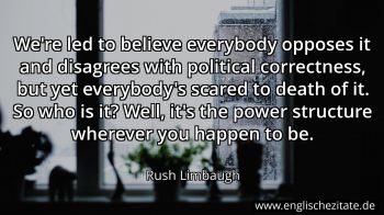 Englisches Zitat von Rush Limbaugh als Bild