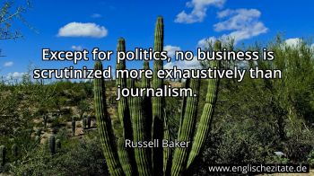 Englisches Zitat von Russell Baker als Bild