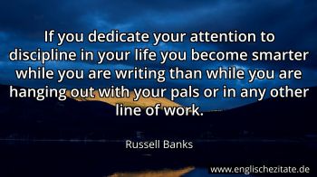 Englisches Zitat von Russell Banks als Bild