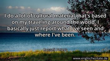 Englisches Zitat von Russell Peters als Bild