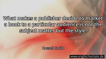 Englisches Zitat von Russell Smith als Bild