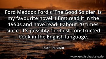 Englisches Zitat von Ruth Rendell als Bild