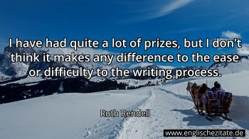 Englisches Zitat von Ruth Rendell als Bild