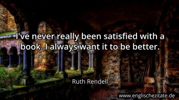 Englisches Zitat von Ruth Rendell als Bild