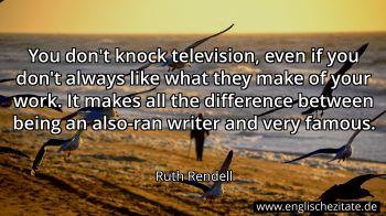 Englisches Zitat von Ruth Rendell als Bild