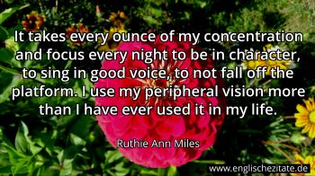 Englisches Zitat von Ruthie Ann Miles als Bild