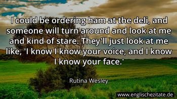 Englisches Zitat von Rutina Wesley als Bild