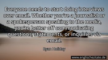 Englisches Zitat von Ryan Holiday als Bild