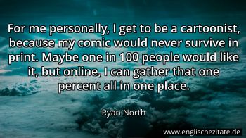 Englisches Zitat von Ryan North als Bild