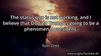 Englisches Zitat von Ryan Zinke als Bild