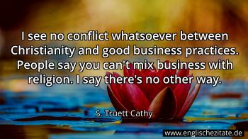 Englisches Zitat von S. Truett Cathy als Bild
