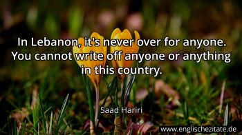 Englisches Zitat von Saad Hariri als Bild