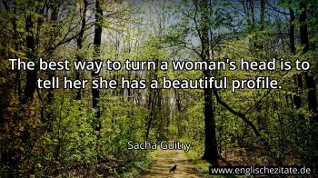 Englisches Zitat von Sacha Guitry als Bild