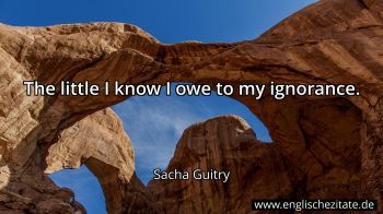 Englisches Zitat von Sacha Guitry als Bild