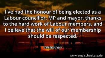 Englisches Zitat von Sadiq Khan als Bild