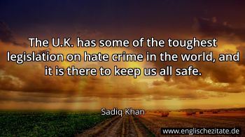 Englisches Zitat von Sadiq Khan als Bild