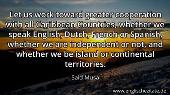 Englisches Zitat von Said Musa als Bild