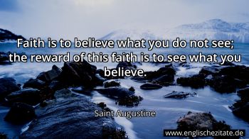 Englisches Zitat von Saint Augustine als Bild
