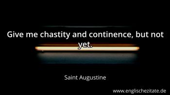 Englisches Zitat von Saint Augustine als Bild