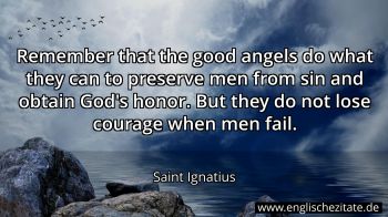 Englisches Zitat von Saint Ignatius als Bild