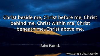 Englisches Zitat von Saint Patrick als Bild