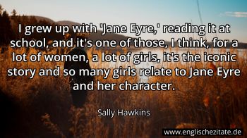 Englisches Zitat von Sally Hawkins als Bild